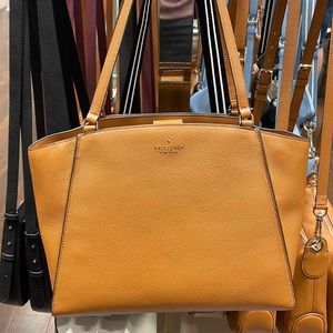 Kate Spade Brim Laptop Tote
COLOR:
Warm Gingerbread